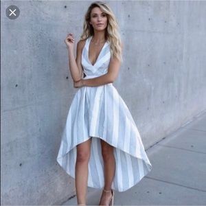 Ninette Pocketed High Low dress